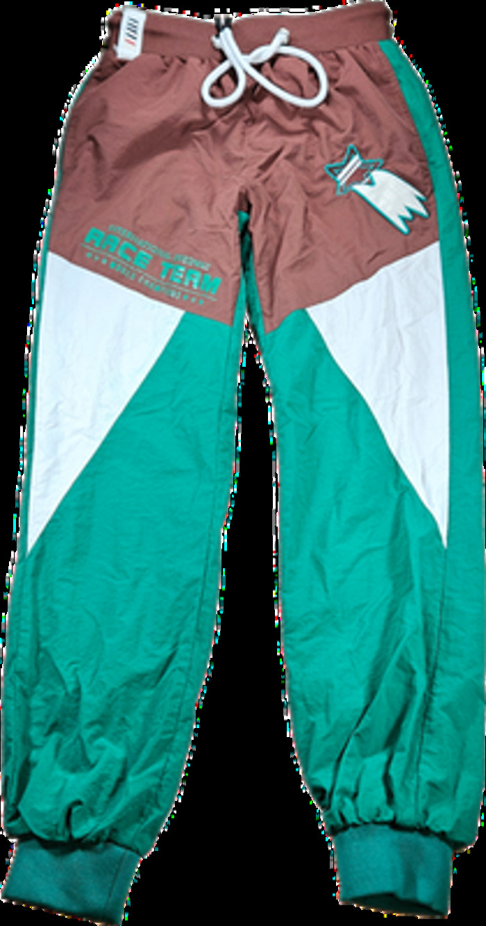 LOOP International Speedway Super Rider Mens S Track Pants Windbreaker Polyester